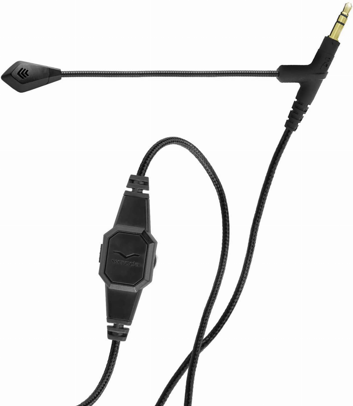 V-MODA BoomPro Microphone for Gaming & Communication - Black Boom Mic Standard Packaging