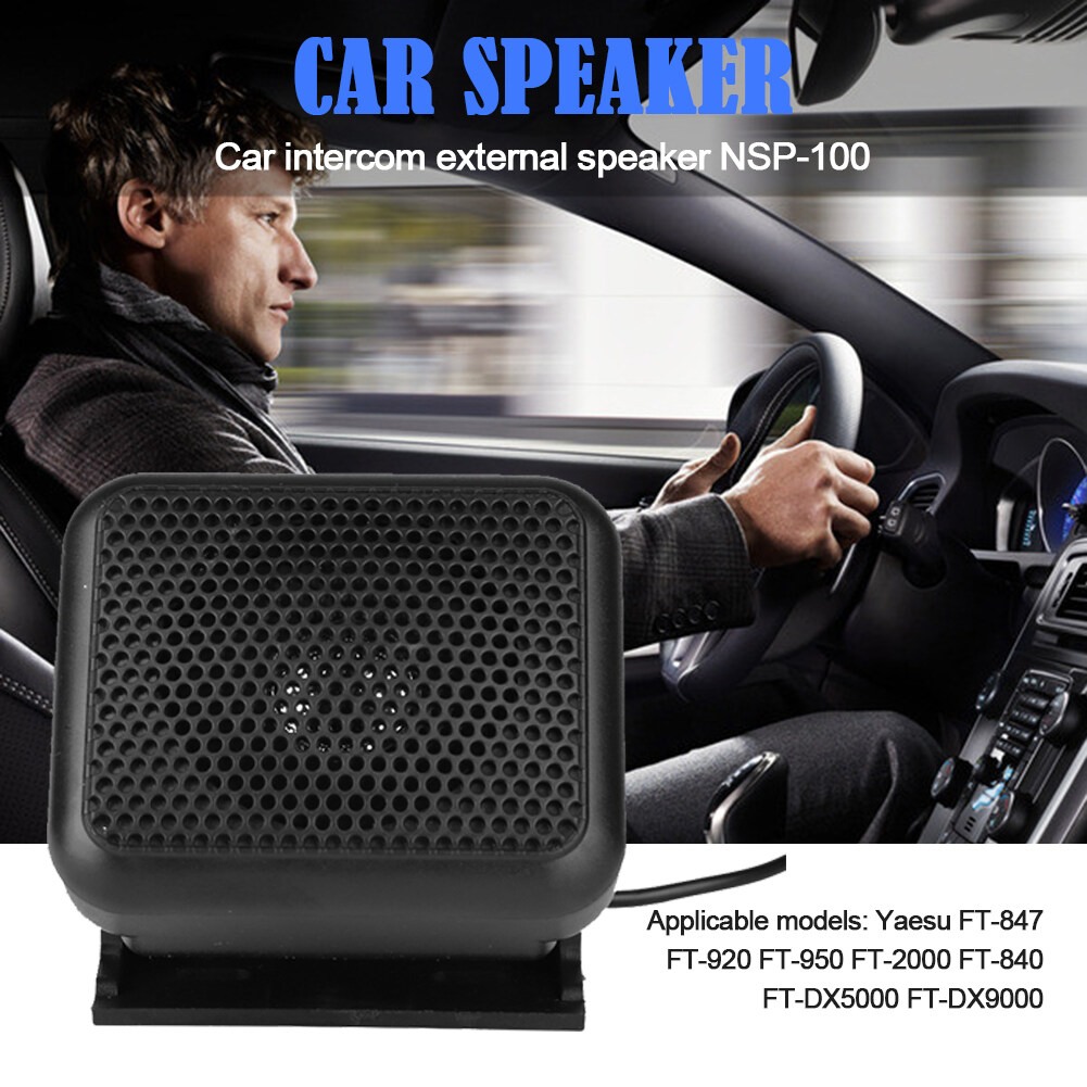 Mini External Speaker 3.5mm Two-Way for Yaesu FT-847 FT-920 FT-950 CB Radio