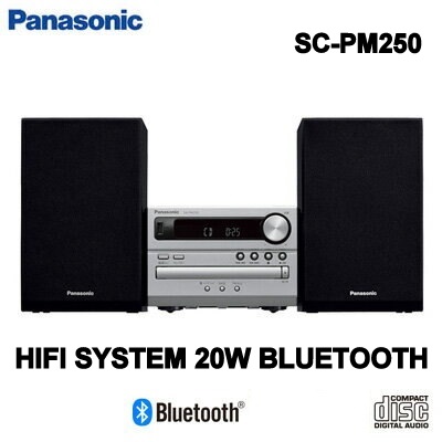 PANASONIC SC-PM250 HIFI SYSTEM 20W BLUETOOTH