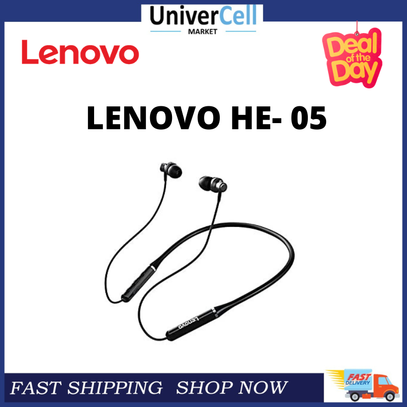 LENOVO HE05 BT NECKBAND WITH 6 MONTH WARRANTY