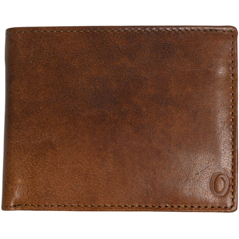 Brown RFID Leather wallet for men -Minimalist Wallet - Full Grain Leather RFID Wallet -Slim Wallet Brown Wallet -ER09 Oxhide- Excellent Christmas Gift Idea