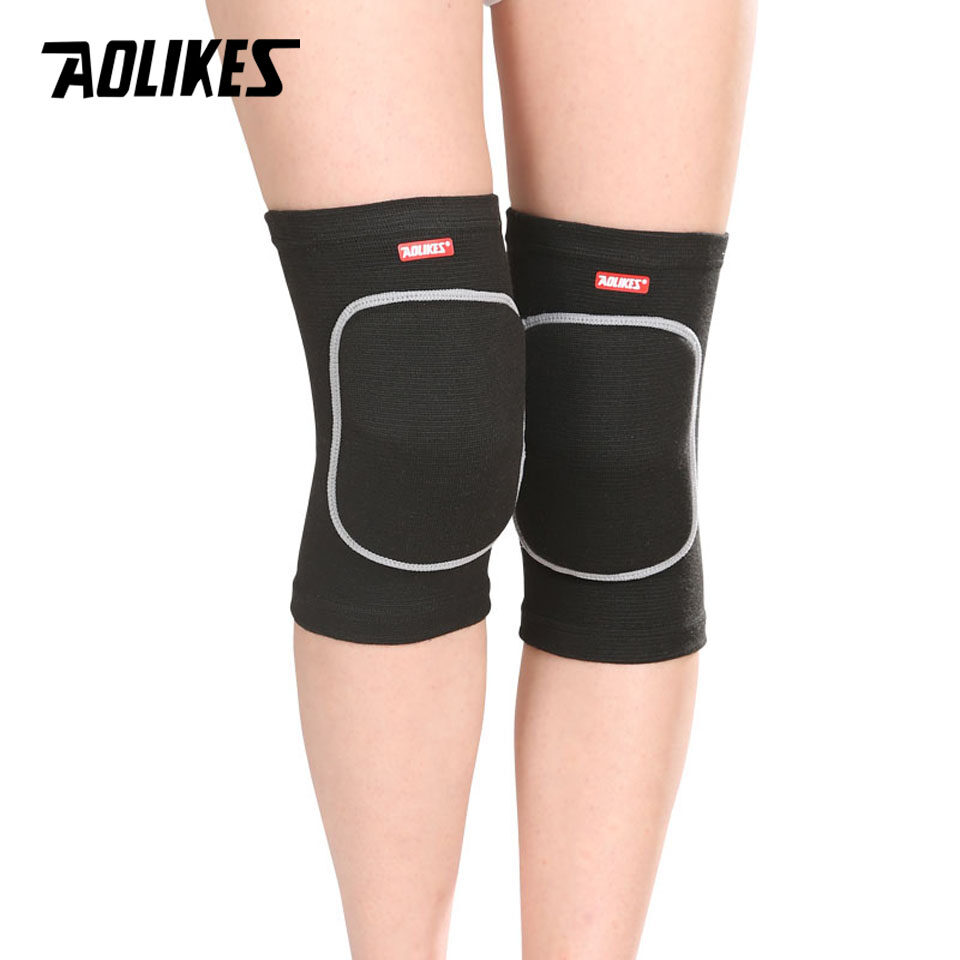 1 Pair Yoga Knee Pad for Women Floor Exercise Knee Protection Dance Aerobics Pilates Protection Anti-slip Professional Sports Guard