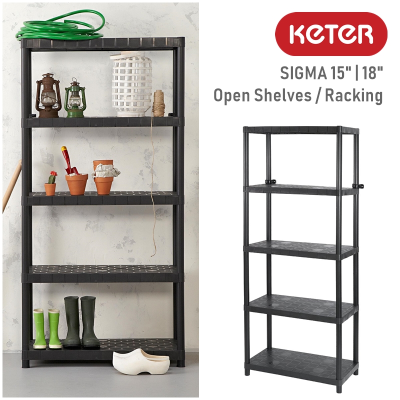 Keter Sigma Plastic Open Shelf