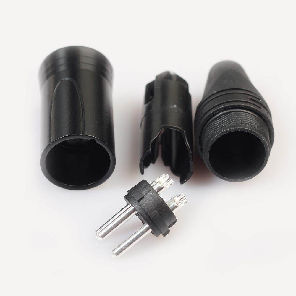 10pcs DIY Microphone XLR 3Pin Male Plug Connector Cable Solder Plug MIC Adapter for Stage Light
