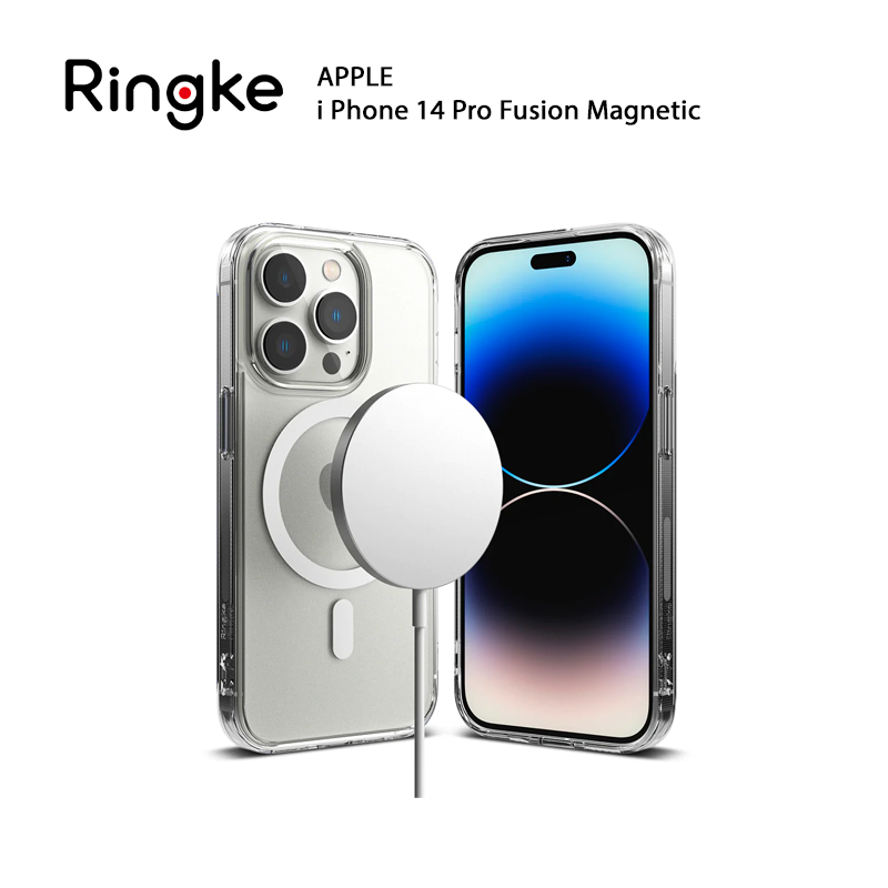 Ringke Fusion Magnetic iPhone 14 | 14 Pro | 14 Pro Max Matte Clear Phone Case