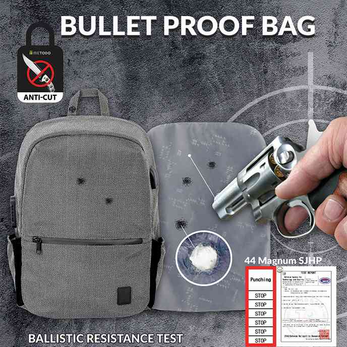 [BULLET PROOF] Metodo TSL-206 Anti-theft Backpack L